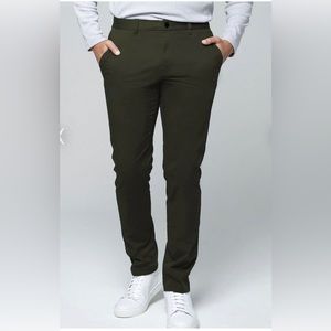 TAYLRD men’s olive green chino tech pant